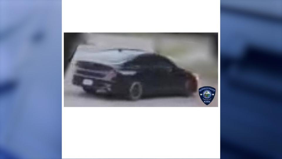 <div>Authorities released a photo of the vehicle of interest in the deadly shooting of a teenager in Sanford, Florida, on April 9, 2024. (Photo via Sanford Police Deparmtnet)</div>
