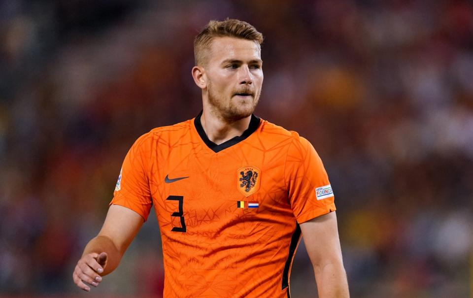 Matthijs de Ligt of the Netherlands during the UEFA Nations League League A Group 4 match between Belgium and Netherlands at the King Baudouin Stadium on June 3, 2022 in Brussels, Belgium. - GETTY IMAGES