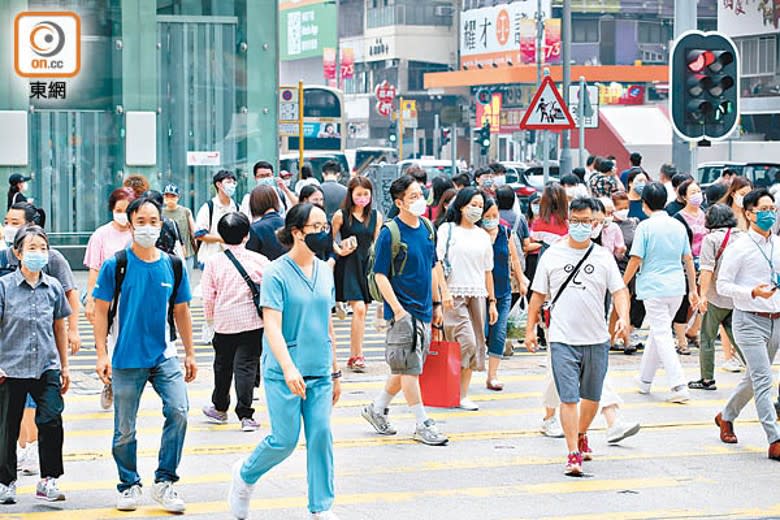 本港確診數字於中秋節後連升3日。（袁志豪攝）