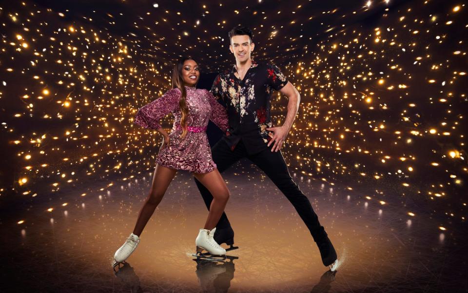 Lady Leshurr and partner Brendyn Hatfield - ITV