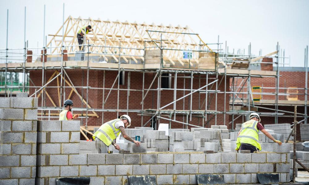 New homes being built – a rare sight in Britain. The need for new houses has never been as great.