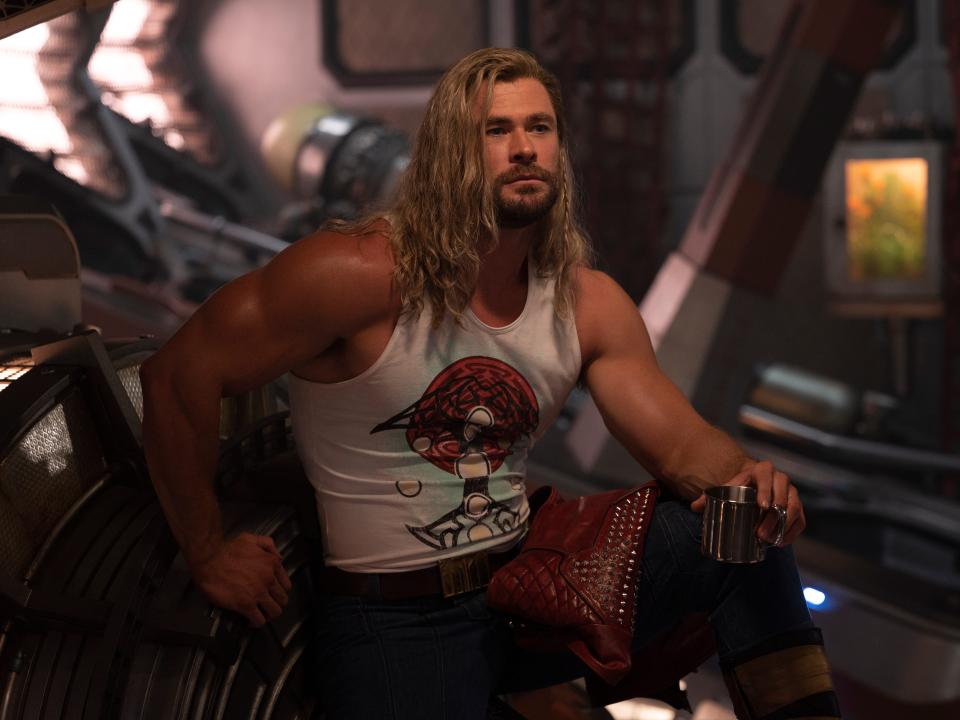 Chris Hemsworth as Thor in "Thor: Love and Thunder."