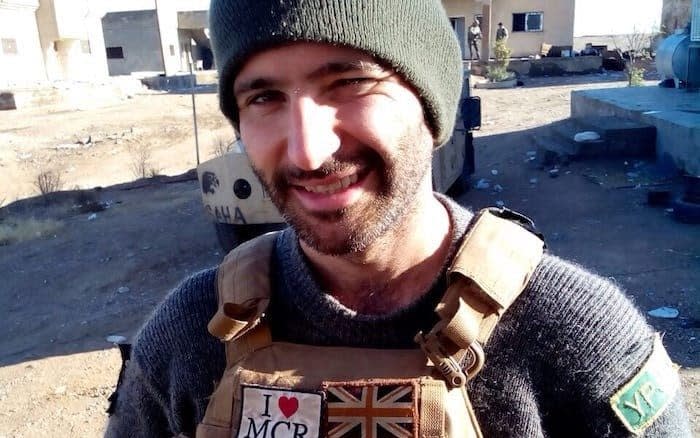 Daniel Burke volunteered to fight against Isil in Syria