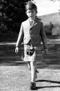 <p>Princes Charles has been wearing Balmoral tartan since he was a little boy.</p>