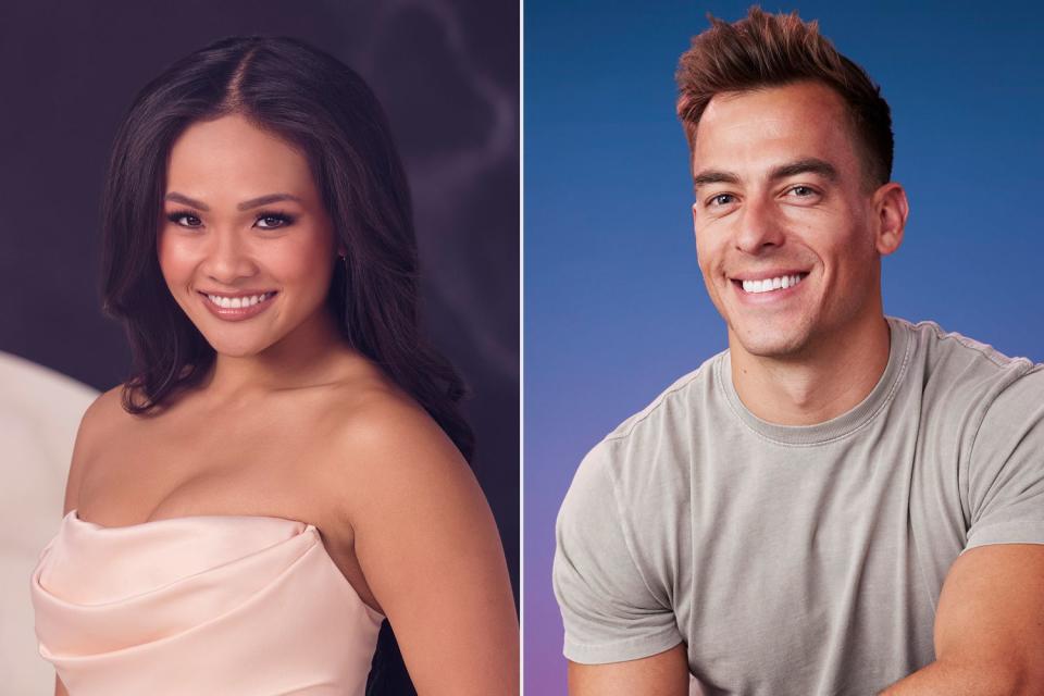 <p>ABC(2)</p> Jenn Tran and Aaron Erb in their headshots for season 21 of 