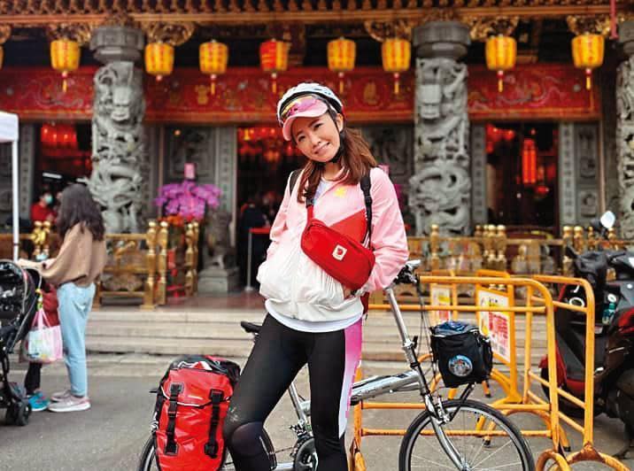 謝忻興奮宣布環島壯舉，要從台北騎腳踏車南下。（翻攝自謝忻臉書）