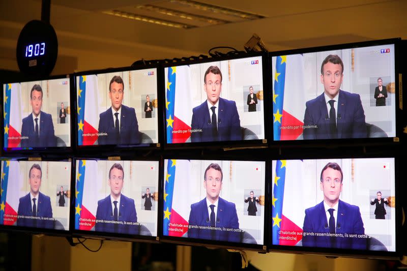 French President Emmanuel Macron gives traditional New Year address to the nation