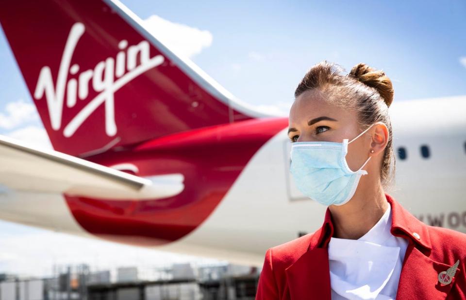 Virgin Atlantic has announced it will not hire new cabin crew or pilots who are not fully vaccinated against coronavirus (Matt Alexander/PA) (PA Archive)