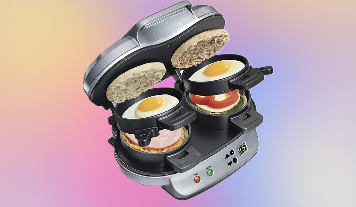 Shop the Hamilton Beach Dual Breakfast Sandwich Maker at