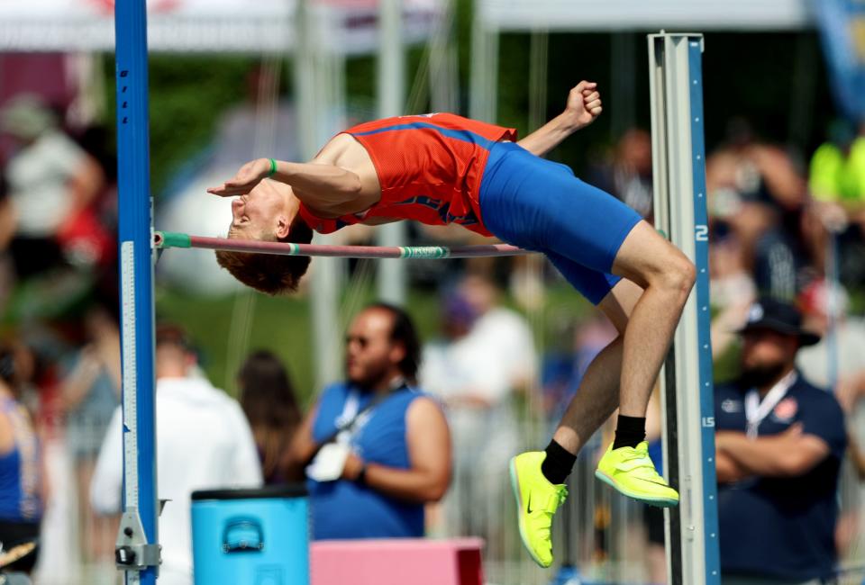 High School athletes gather at BYU in Provo to compete for the state track and field championships on Saturday, May 20, 2023. | Scott G Winterton, Deseret News