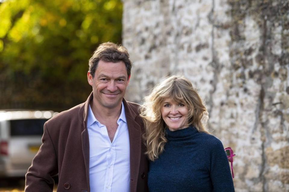 Catherine FitzGerald and Dominic West in October 2020. News Licensing / MEGA