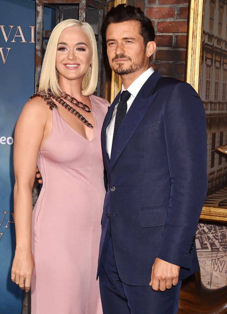 Katy Perry Poses in Nursing Bra and Postpartum Underwear Orlando Bloom