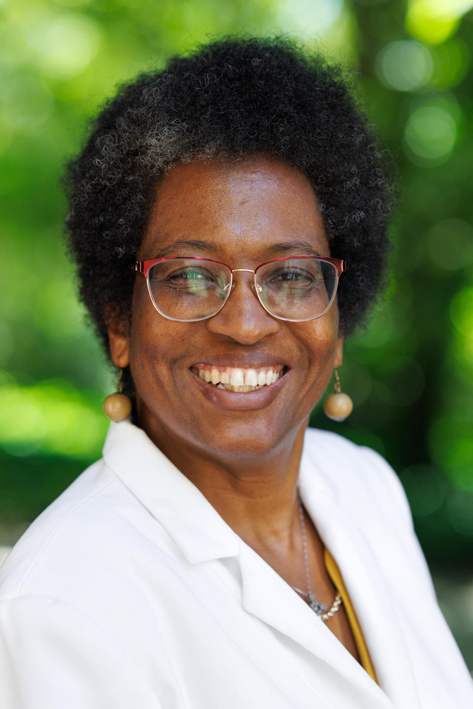 Marietta Cameron, professor of computer science and dean of natural sciences at UNC Asheville, who is an expert in artificial intelligence.