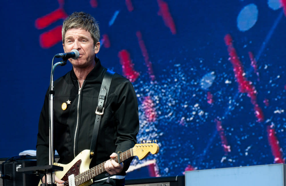 Noel Gallagher at Glastonbury credit:Bang Showbiz
