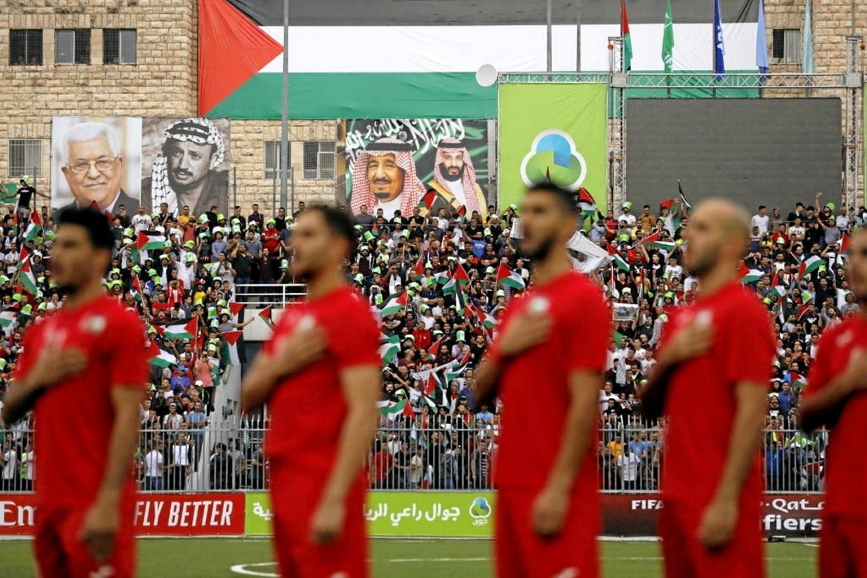 Le prochain match de la Palestine est prévu le 21 novembre, face à l’Australie comptant pour les qualifications au Mondial.  - Credit:AFP/Ahmad Gharabli