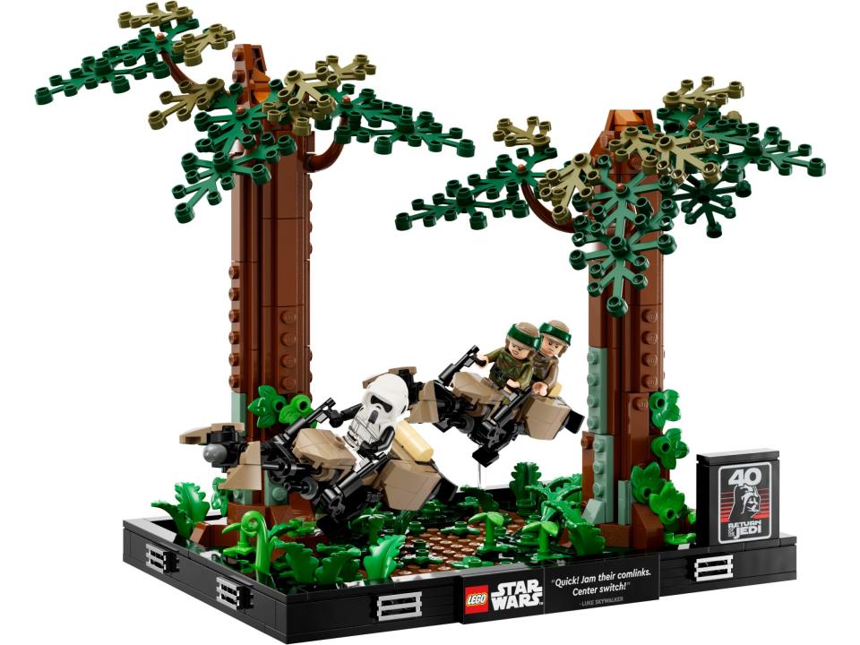 <p><a href="https://go.redirectingat.com?id=74968X1596630&url=https%3A%2F%2Fwww.lego.com%2Fen-us%2Fproduct%2Fendor-speeder-chase-diorama-75353&sref=https%3A%2F%2Fwww.popularmechanics.com%2Fspace%2Fg43781504%2Flego-star-wars-product-launch-may-2023%2F" rel="nofollow noopener" target="_blank" data-ylk="slk:Shop Now;elm:context_link;itc:0;sec:content-canvas" class="link ">Shop Now</a></p><p>Endor Speeder Chase Diorama</p><p>$79.99</p><p>lego.com</p>