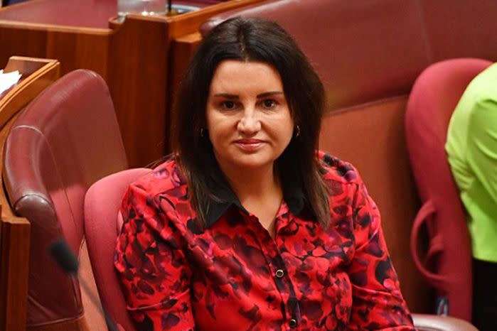 Crossbencher Jacqui Lambie has been vocal in her advocacy for banning the burqa. Source: AAP