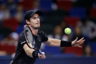 Tennis - Shanghai Masters tennis tournament - Shanghai, China - 14/10/16. Andy Murray of Britain plays against David Goffin of Belgium. REUTERS/Aly Song