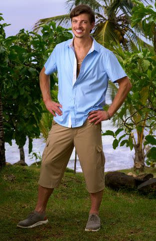 <p>Monty Brinton/NBC</p> 'Deal or No Deal Island' season 2 contestant Luke Olejniczak