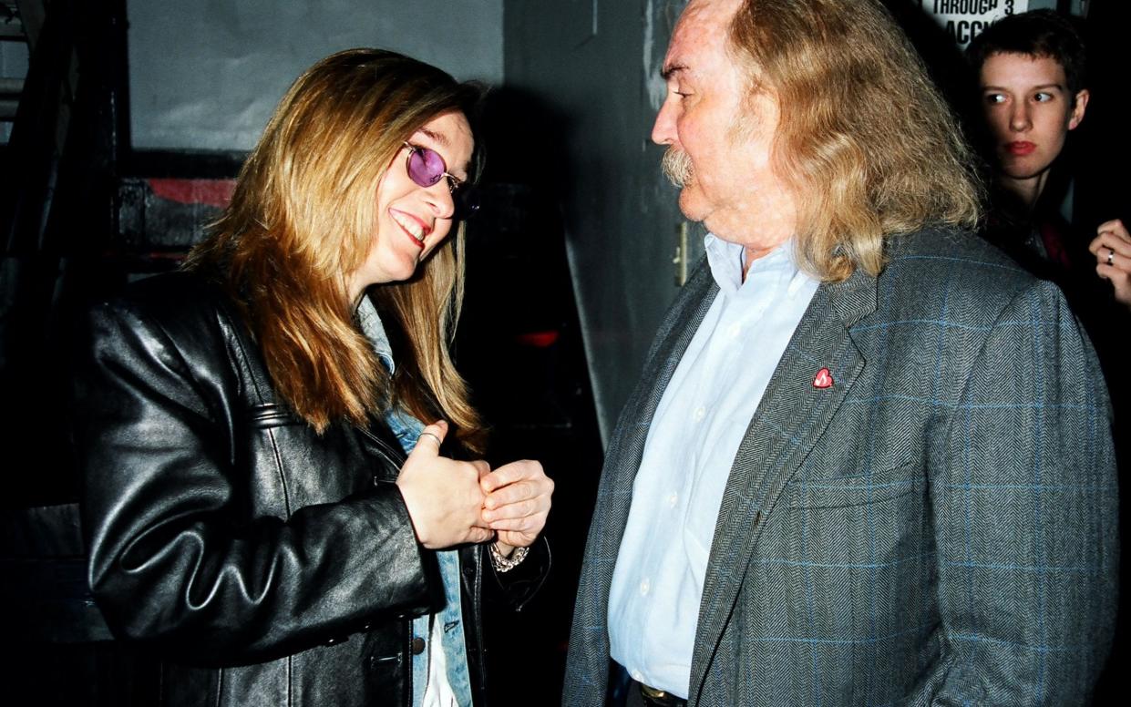 David Crosby and Melissa Etheridge in 1995