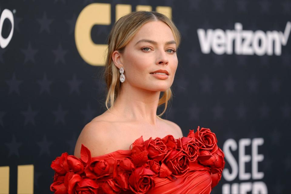 Margot Robbie at the Critics Choice Awards (Getty Images)