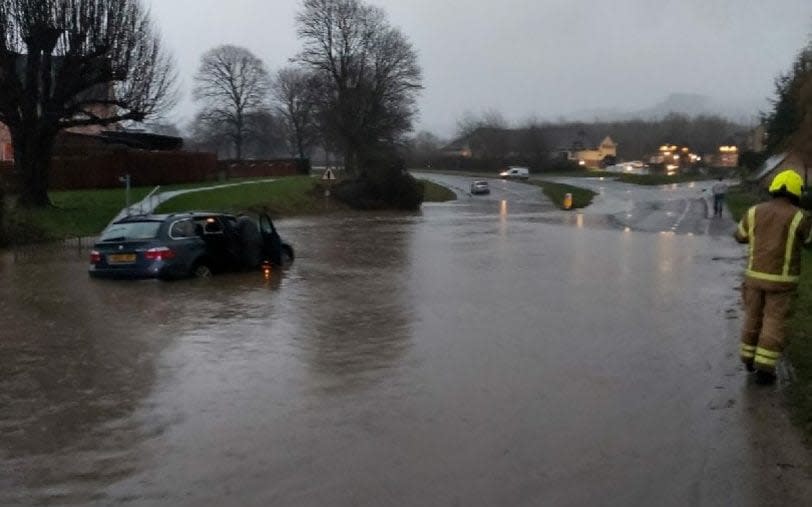 Flooding in Gloucestershire - PA