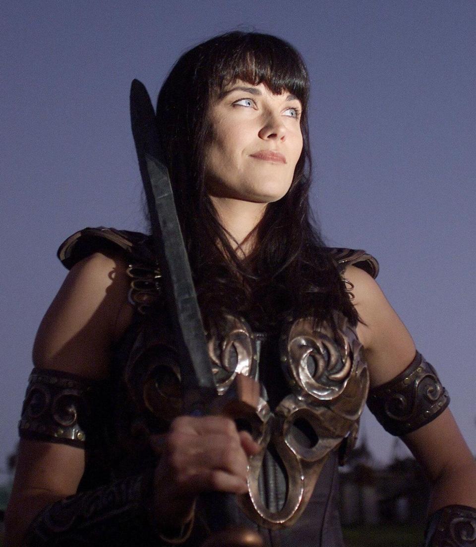 Lucy Lawless starred in "Xena: Warrior Princess" from 1995 through 2001.&nbsp; (Photo: AFP via Getty Images)