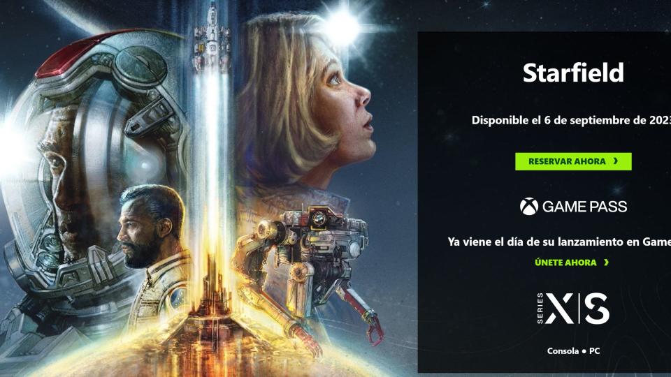 Starfield es el nombre de uno de los juegos 