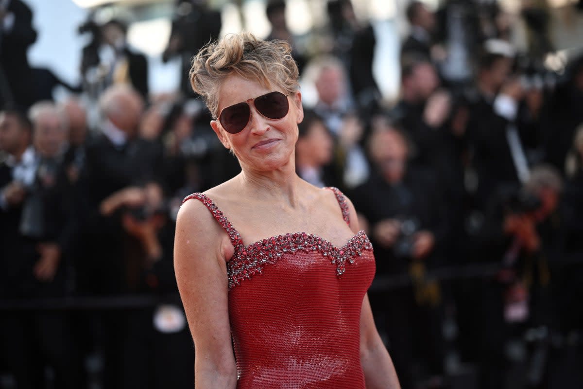 Sharon Stone is encouraging women to always get a second medical opinion  (AFP via Getty Images)