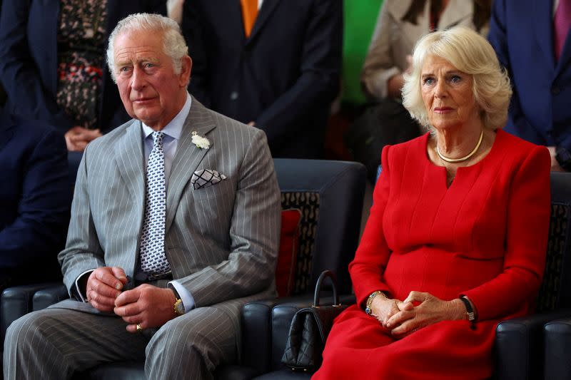 FILE PHOTO: Britain's Prince Charles and Camilla, Duchess of Cornwall visit Canada House in London