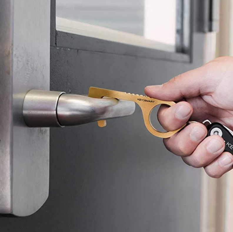 KeySmart CleanKey - Brass Hand Tool. (Photo: Home Depot)