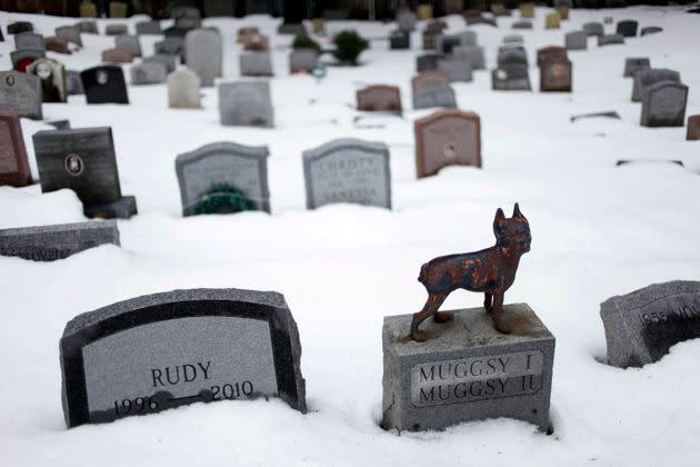 Headstones are spread throughout the five-acre cemetery. (Photo: Seth Wenig/ASSOCIATED PRESS)