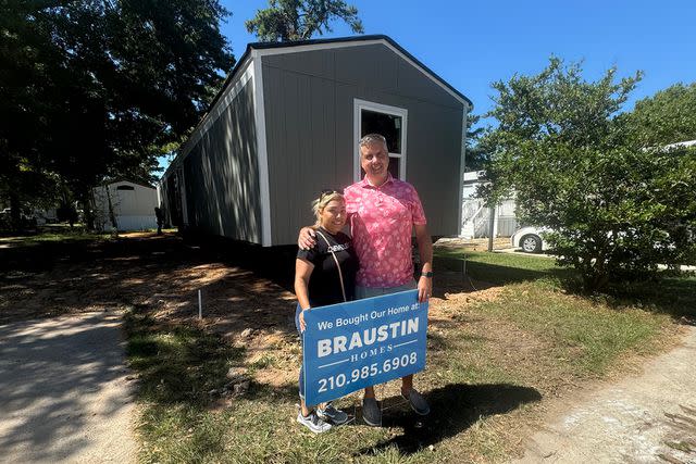 <p>Braustin Homes</p> (L-R) Veronica Marin and Bryan Pederson