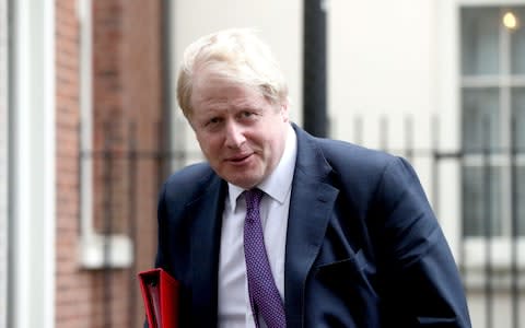 Boris Johnson has laid the blame at Putin's door