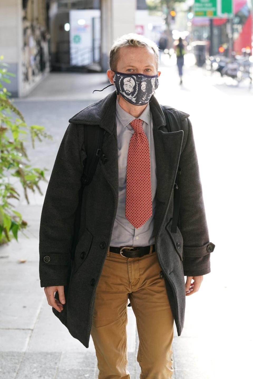 David Knott, outside Westminster magistrates court (PA)