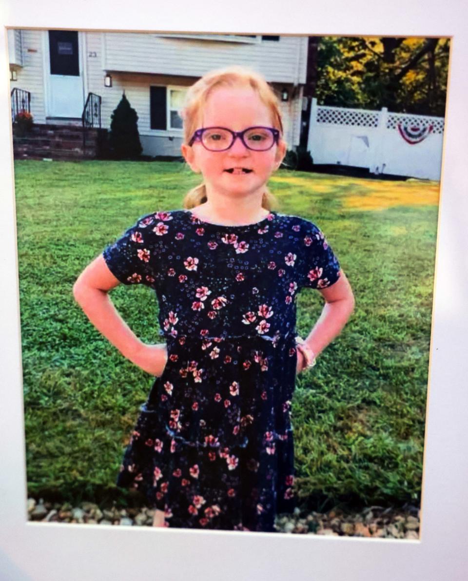 Evie Anderson of Raynham, 9, died of cardiac arrest on June 12, 2023. Her family went all-out decorating their yard for Halloween, Evie's favorite holiday, to honor and remember her.