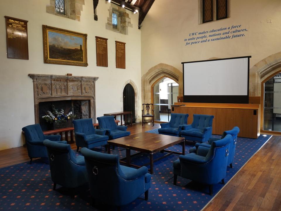 A common area inside UWC Atlantic College.