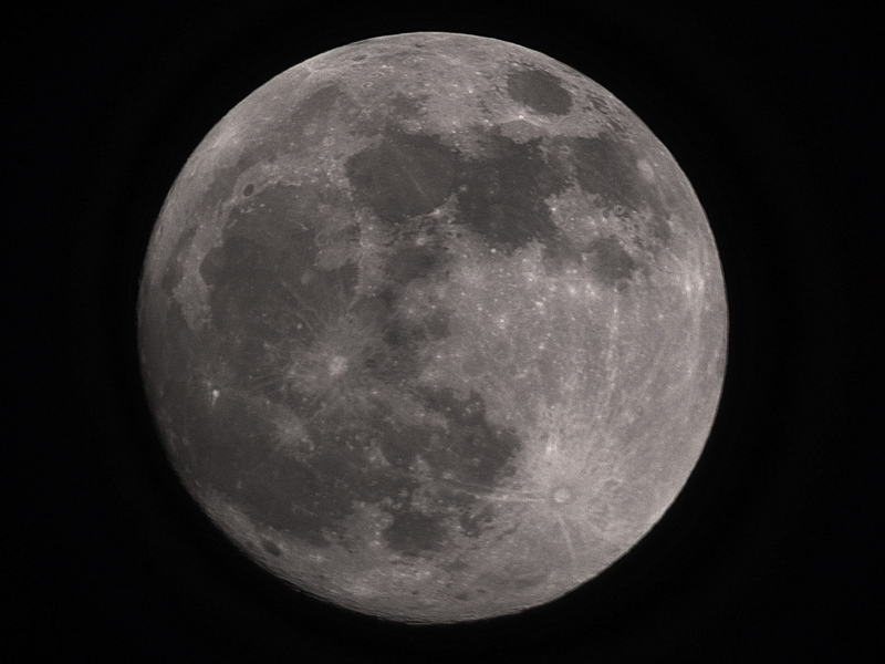 The Moon, as imaged by Unistellar’s Odyssey Pro (no external editing). - Image: George Dvorsky