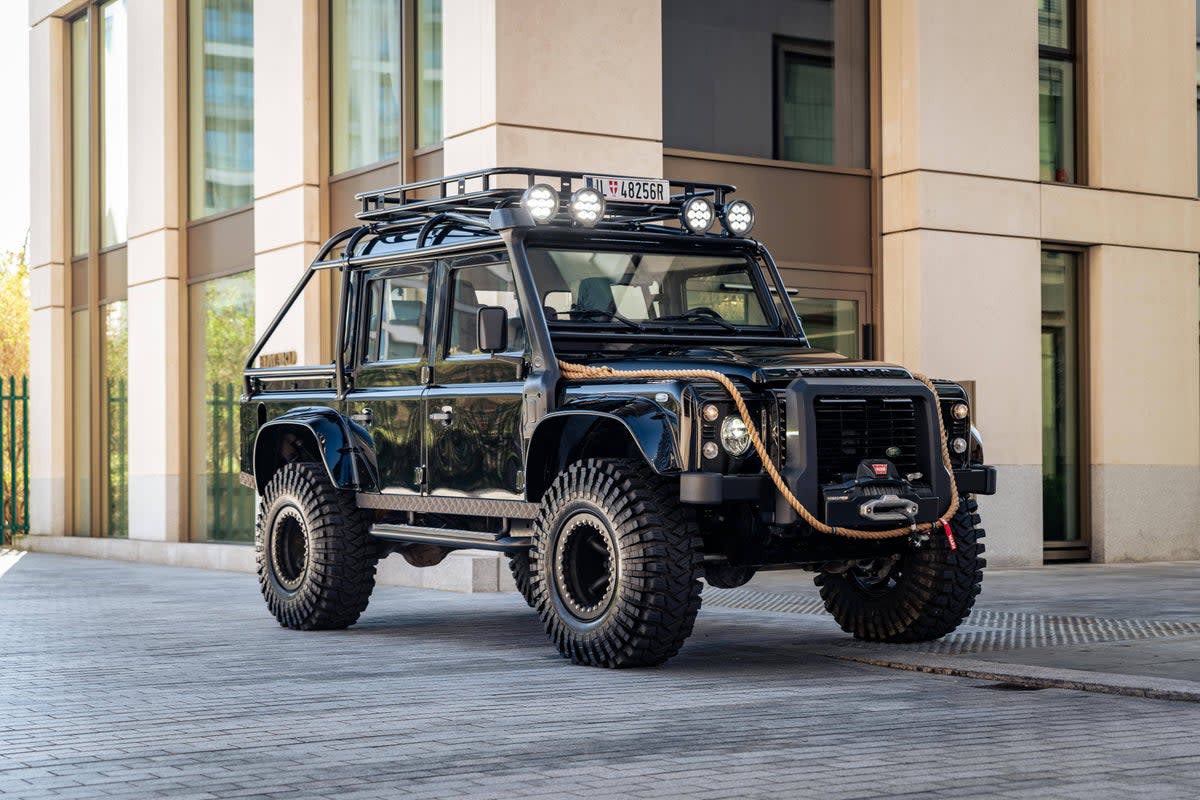 The Defender SVX was used as a stunt vehicle in the filming of James Bond film Spectre. (Collecting Cars) (Collecting Cars)