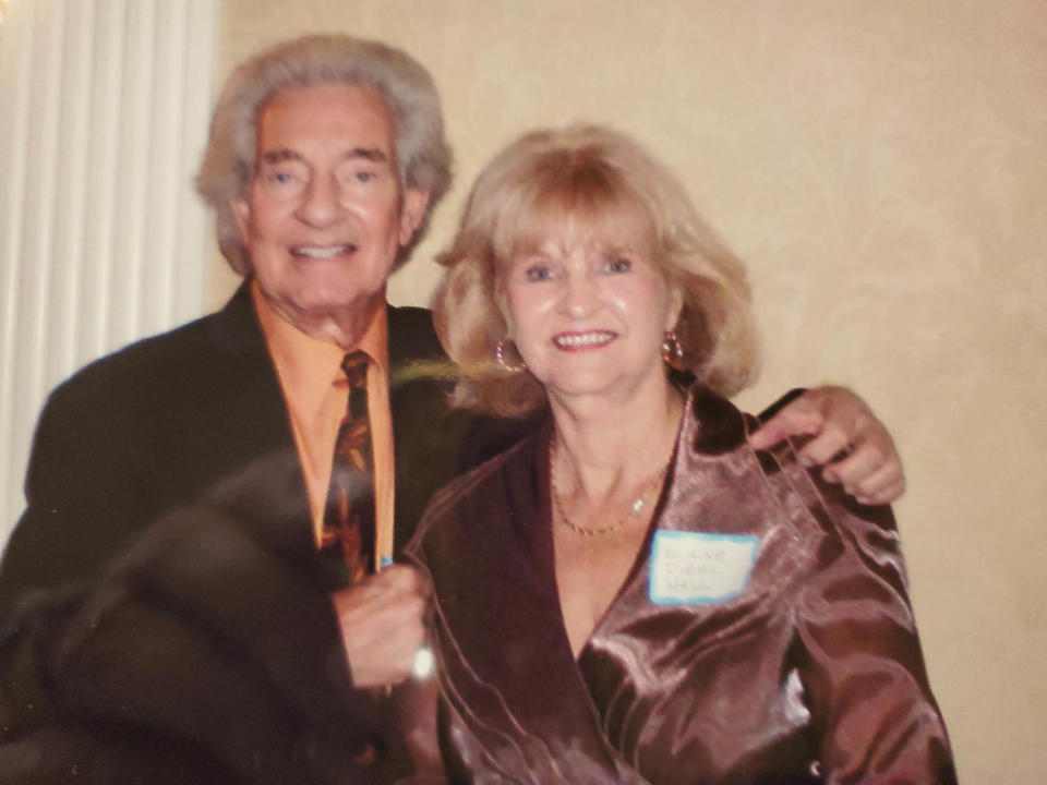 Elaine Hall and Roland Passaro in 2003. (Courtesy Elaine Hall)