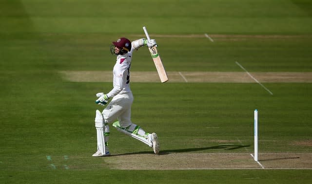 Eddie Byrom's hundred helped Somerset recover from 139 for five to 301 all out at Lord's