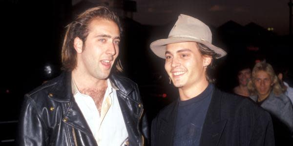 Johnny Depp revela que Nicolas Cage lo animó a dedicarse a la actuación 