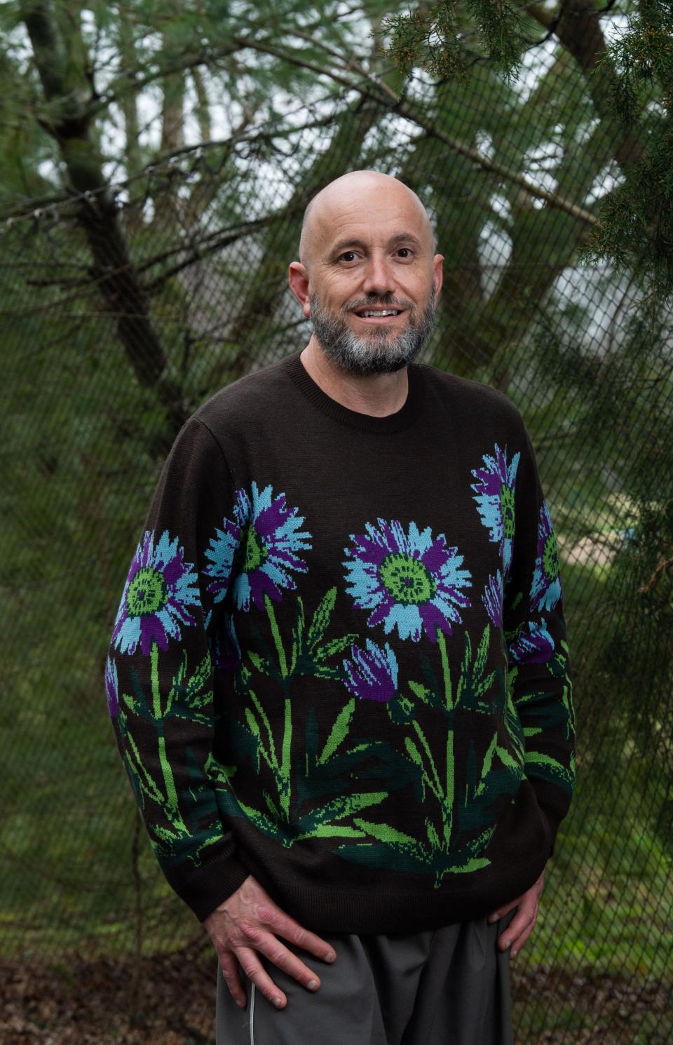 Portrait of Matthew Paul Turner, a New York Times best-selling Christian children’s book author, at a local park where he and children like to walk at in Nashville, Tenn., Tuesday, March 5, 2024.