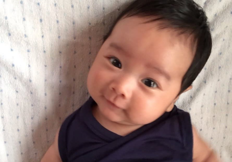 This baby’s reaction to his own fart is the cutest thing we’ll see all day #SorryNotSorry