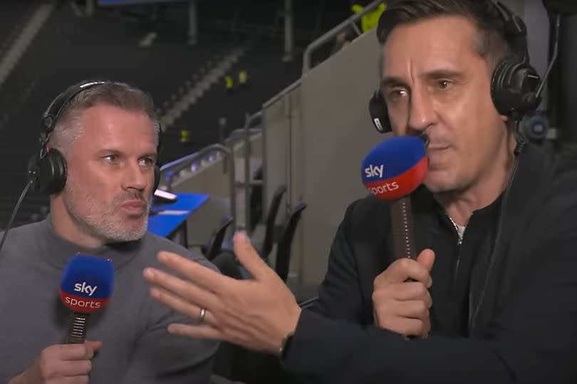 Jamie Carragher and Gary Neville