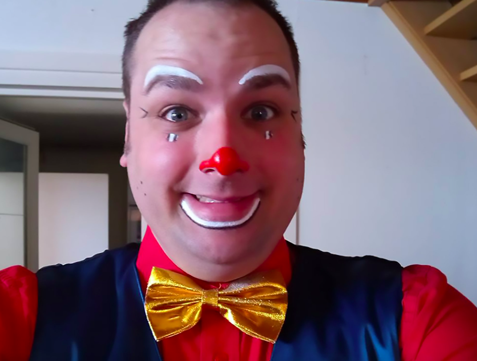 <em>Belgian clown Kevin Lapeire is accused of murdering his girlfriend in front of her children (CEN)</em>