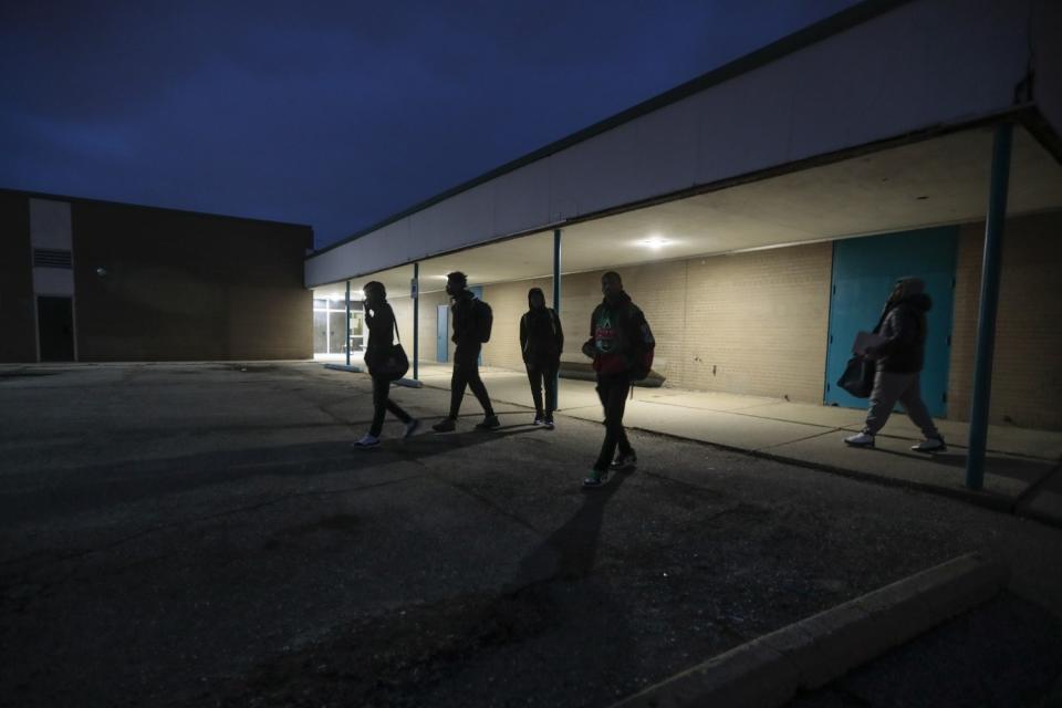 Flint players leave school for the final time as a team after the COVID-19 pandemic brought their season to an abrupt end.