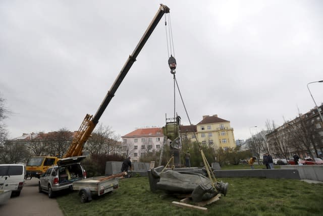 Czech Republic Russia Statue Dispute