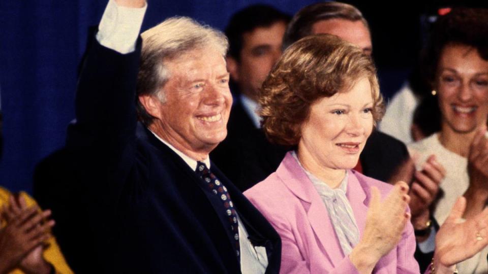 Jimmy and Rosalynn Carter in 1980