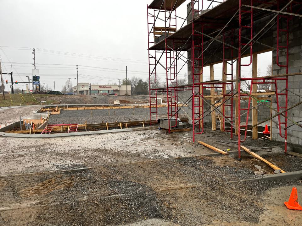 Where a Camel Express Car Wash under construction and a future Whataburger will open in Mt. Juliet.